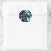 WAVE GOD RUNDER AUFKLEBER (Tasche)