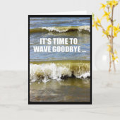 Wave Goodbye Your 90ties - Happy 100th! Karte (Gelbe Blume)