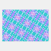 Wave gradient digital background geschenkpapier set (Vorderseite 2)