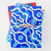 Wave gradient digital background geschenkpapier set (Beispiel)