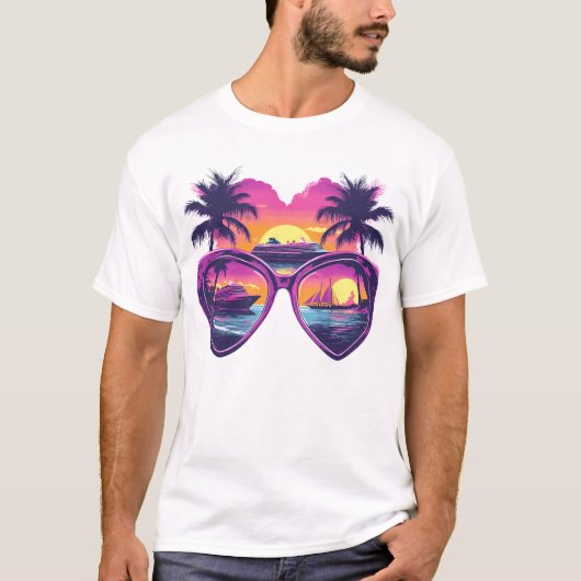 Wave Graphic T-Shirt (Vorderseite)