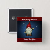 Wave Holiday Gnome Button Button (Vorne & Hinten)