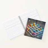 Wave Interference Book Cover Vibrant Physics  Notizblock (Innenseite)