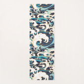 Wave japanischer Stil Yogamatte (Vorderseite)