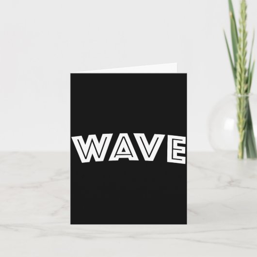 Wave karte (Vorderseite)