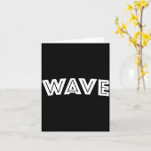Wave karte (Gelbe Blume)