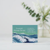 Wave Large Business & Appointment Card Terminkarte (Stehend Vorderseite)
