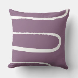 Wave Lavender Lila Kissen