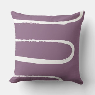 Wave Lavender Lila Kissen