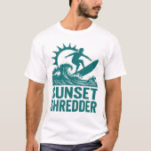 Wave Legend – Retro-Surf-Vibes T-Shirt (Vorderseite)