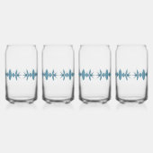 Wave Length Retro Inspiriert Dosenglas (Hinten)