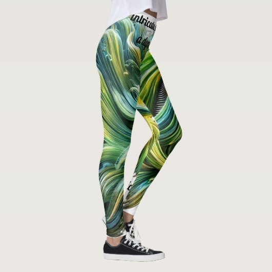 Wave-like Legging Leggings (Rechts)