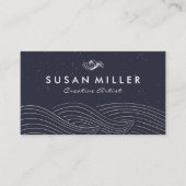 Wave Lines Creative Visitenkarte (Vorderseite)