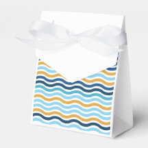 Wave Lines Farbe Blau und Gelb