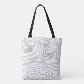 Wave Lines Muster Abstrakt Background.art, wave, Tasche (Rückseite)