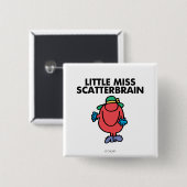 Wave Little Miss Scatterbrain Button (Vorne & Hinten)