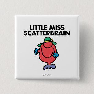 Wave Little Miss Scatterbrain Button