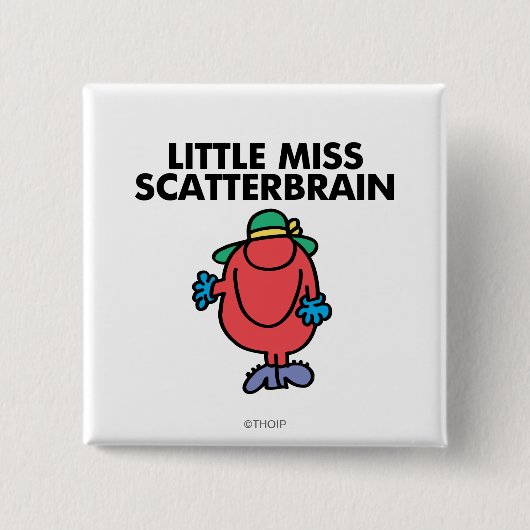 Wave Little Miss Scatterbrain Button (Vorderseite)