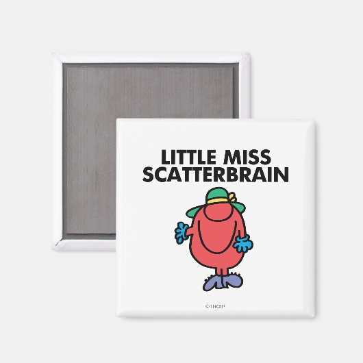 Wave Little Miss Scatterbrain Magnet (Vorderseite/Rückseite)