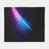 Wave Malerei zeichnend künstlerisch Fleecedecke (Vorderseite (Horizontal))