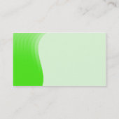 Wave Margin - Green Visitenkarte (Rückseite)