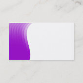 Wave Margin - Lila Visitenkarte (Rückseite)