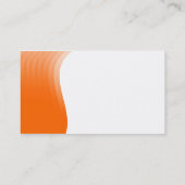 Wave Margin - Orange Visitenkarte (Rückseite)