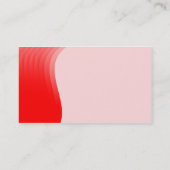 Wave Margin v2 - Red Visitenkarte (Rückseite)