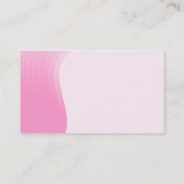 Wave Margin v2 - Rosa Visitenkarte (Rückseite)