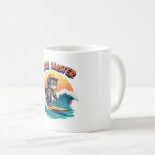 Wave Master 🦍 Funny Gorilla Surf Tasse (VorderseiteRechts)