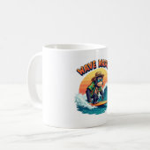 Wave Master 🦍 Funny Gorilla Surf Tasse (Vorderseite Links)
