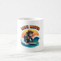 Wave Master 🦍 Funny Gorilla Surf Tasse