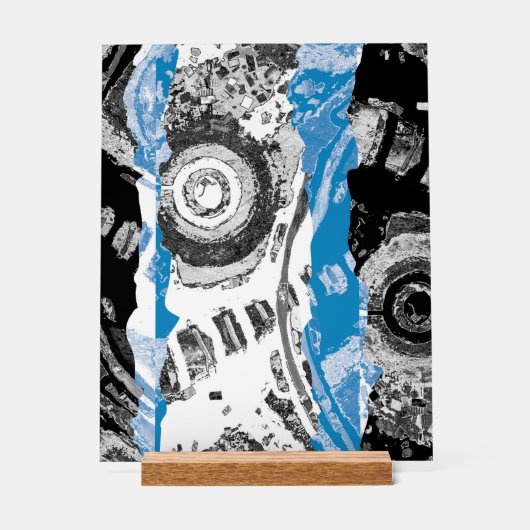 Wave Mechanism – Abstract Custom 11" x 14" Acrylic Acrylschild (Vorderseite)