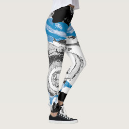 Wave Mechanism – Benutzerdefinierte Leggings (voll