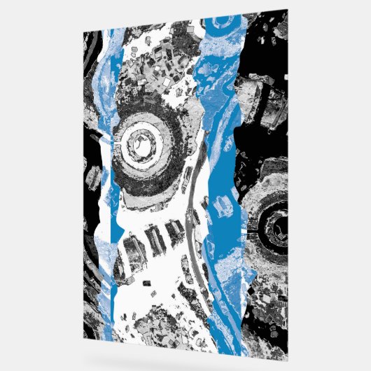 Wave Mechanism – Custom 24" x 36" Acrylic Sign Acrylschild (Winkel)