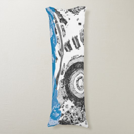 Wave Mechanism – Custom Body Pillow (20" x 54") Seitenschläferkissen (Vorderseite Vertikal)