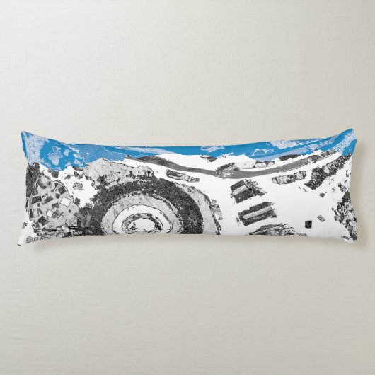 Wave Mechanism – Custom Body Pillow (20" x 54") Seitenschläferkissen (Vorderseite)