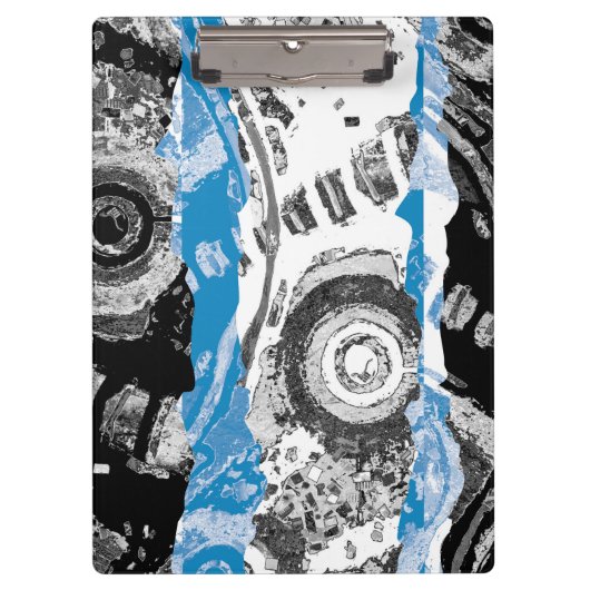 Wave Mechanism – Custom Clipboard (Bright White) Klemmbrett (Vorderseite)