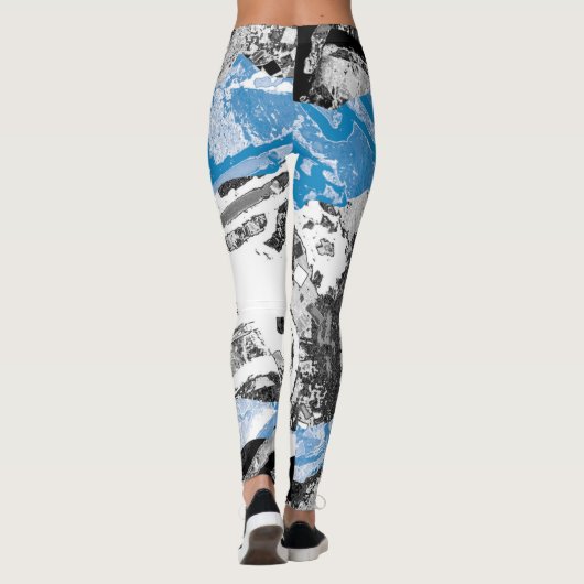 Wave Mechanism – Custom Leggings (Full-Length) (Rückseite)