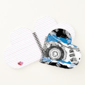 Wave Mechanism – Custom Spiral Notebook 8.5" x 11 Notizblock (Innenseite)