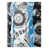 Wave Mechanism – Custom Spiral Photo Notebook (8.5 Notizblock (Vorderseite)