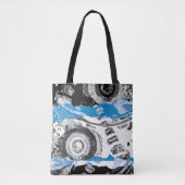 Wave Mechanism – Custom Tote Bag (Medium, Shoulder Tasche (Vorderseite)