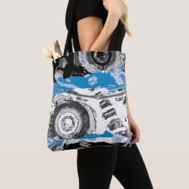 Wave Mechanism – Custom Tote Bag (Medium, Shoulder Tasche