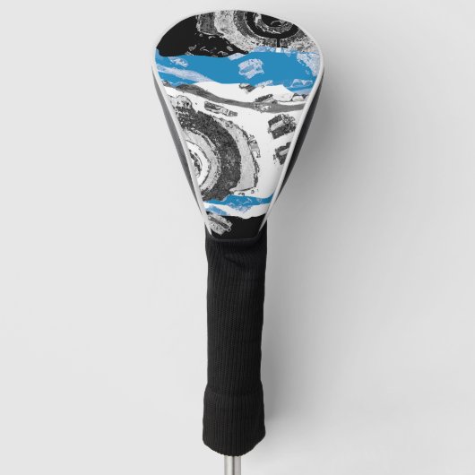 Wave-Mechanismus – Benutzerdefinierte Golfkopfabde Golf Headcover (Vorderseite)