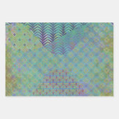 Wave Mixed Media Tri-Muster-Set für Wrapping Paper Geschenkpapier Set (Vorderseite 3)