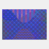 Wave Mixed Media Tri-Muster-Set für Wrapping Paper Geschenkpapier Set (Vorderseite 2)