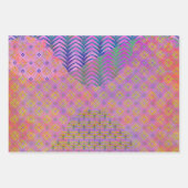 Wave Mixed Media Tri-Muster-Set für Wrapping Paper Geschenkpapier Set (Vorderseite)