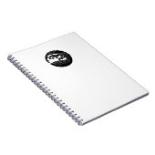Wave Mon Notizbuch Weiß Notizblock (Rechte Seite)