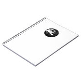 Wave Mon Notizbuch Weiß Notizblock (Linke Seite)