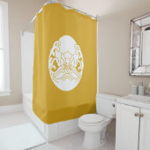 Wave Mond Kaninchen Duschvorhang (Beispiel)